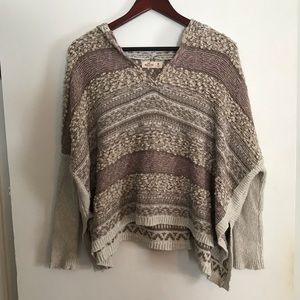 Hollister Poncho Sweater